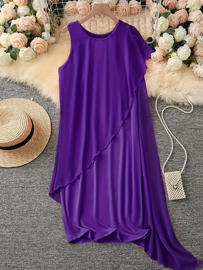 CM | VESTIDO MIDI SIN MANGAS ATEMPORAL