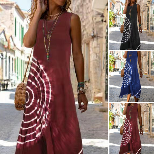 CM | Vestido midi sin mangas informal y elegante para el verano