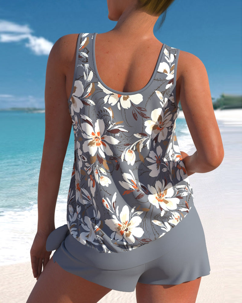 CM | Tankini con estampado floral