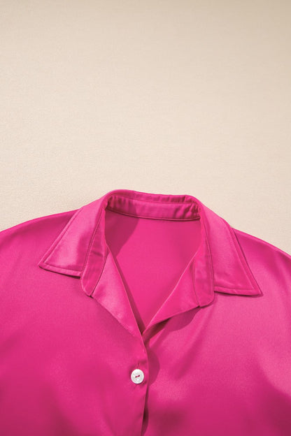 CM | Mini vestido camisero abotonado con cuello