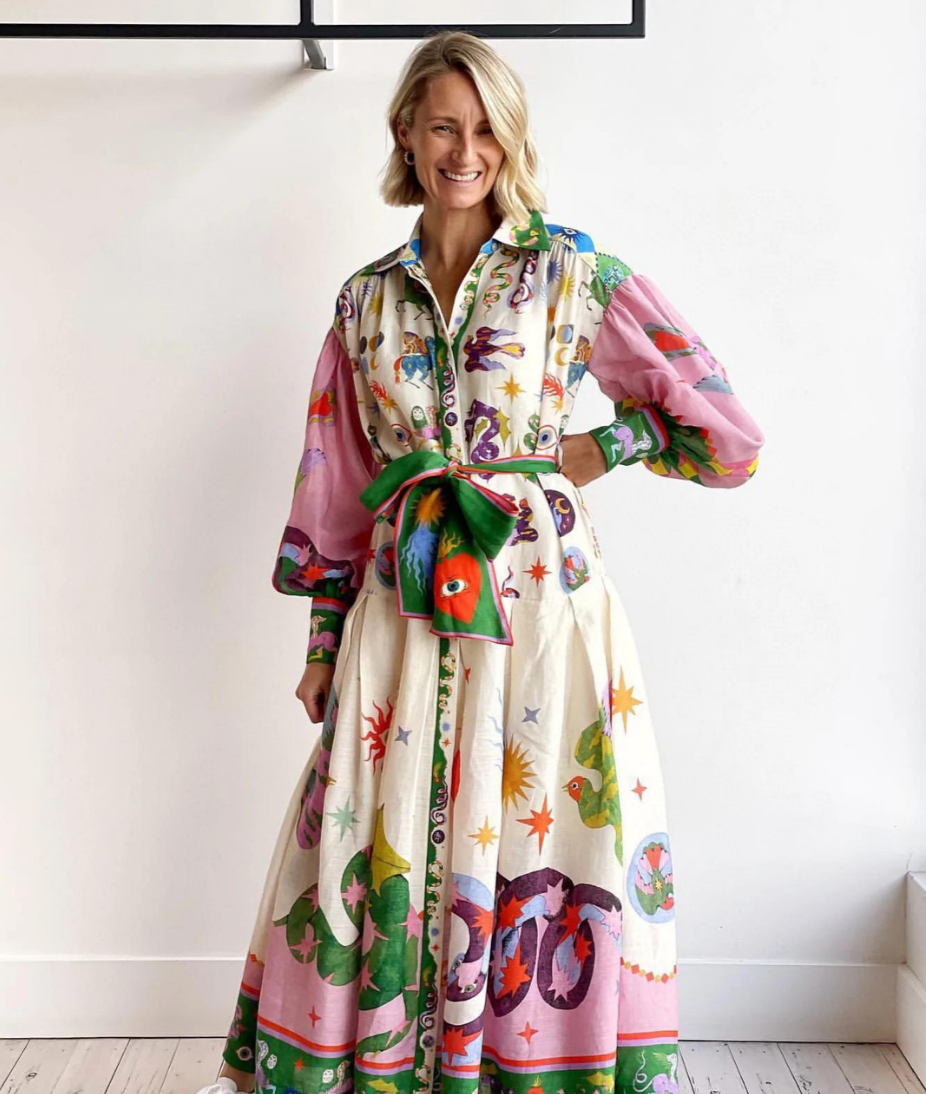 CM | maxi vestido italiano para mujer