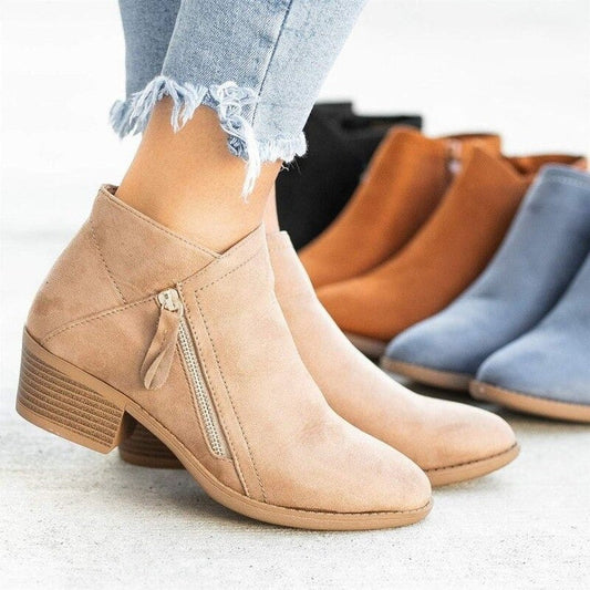 CM | BOTAS ORTOPÉDICAS DE MUJER PARA OTOÑO CON TACÓN