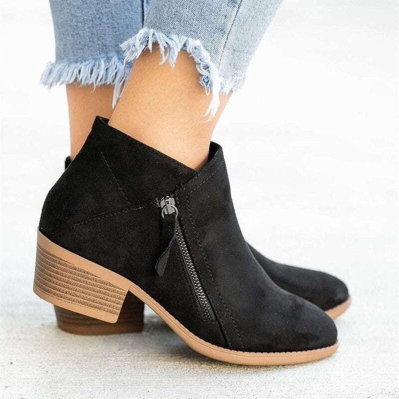 CM | BOTAS ORTOPÉDICAS DE MUJER PARA OTOÑO CON TACÓN