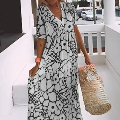 CM | Vestido largo floral de verano