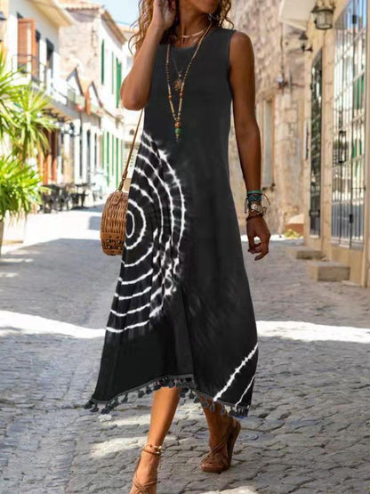 CM | Vestido midi sin mangas informal y elegante para el verano