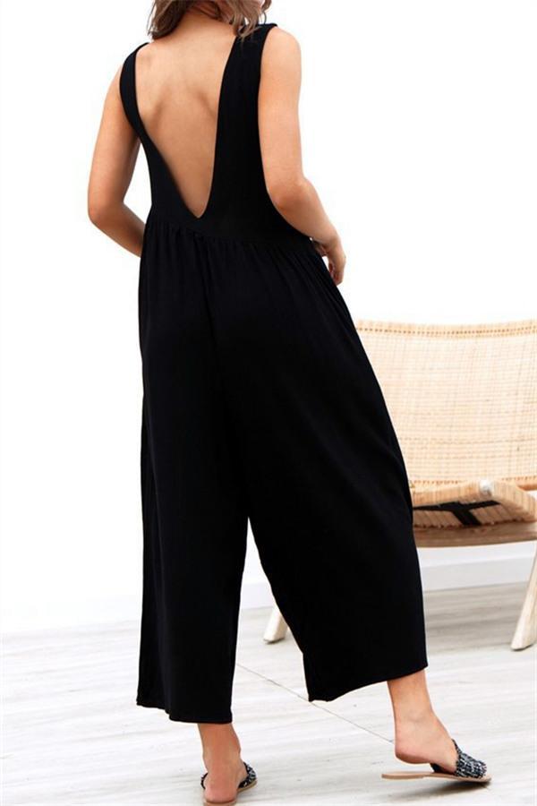 CM | Chaleco Casual Mono Pierna Ancha