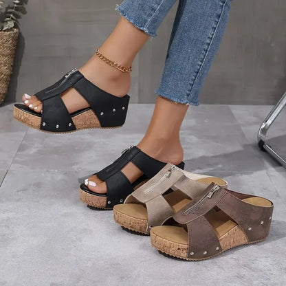 CM | SANDALIAS DE CUÑA PARA EL VERANO SANDALIAS ORTHO