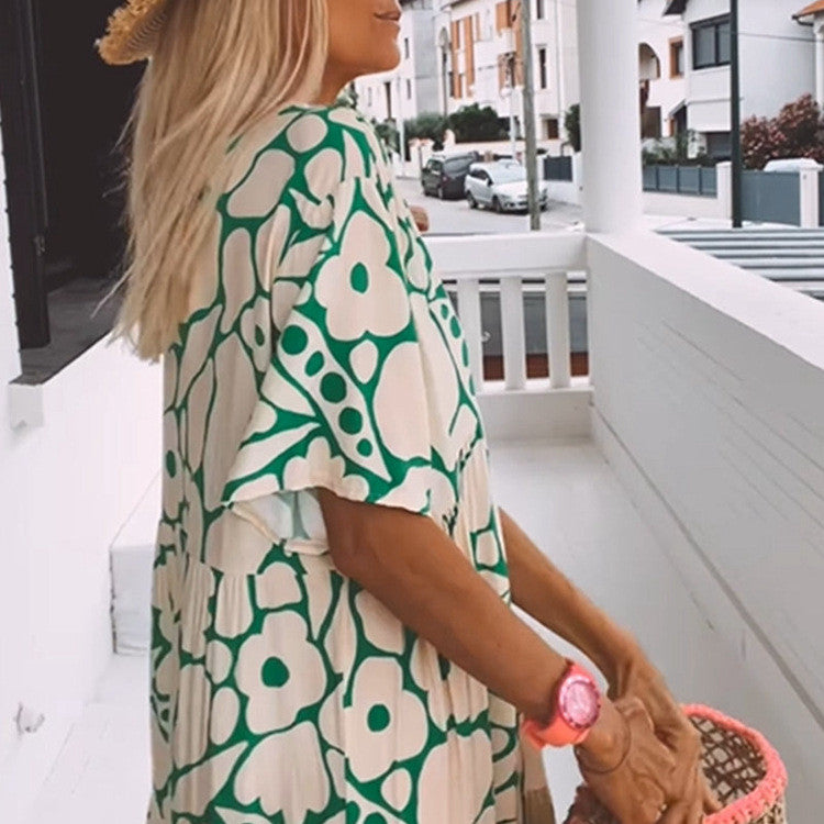 CM | Vestido largo floral de verano