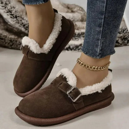 CM | felpa punta redonda slip-on mocasines ortopédicos zapatos