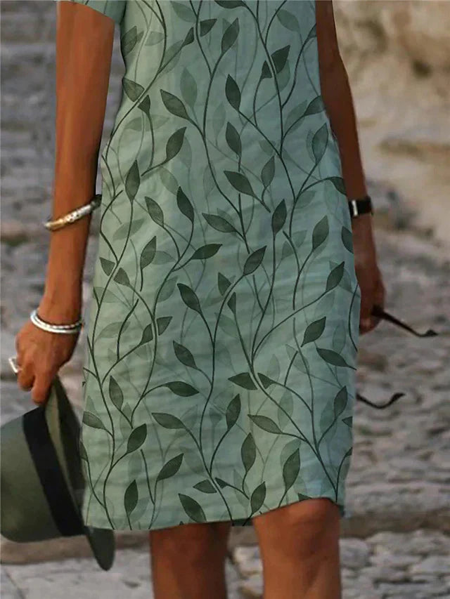 CM | Vestido midi estampado
