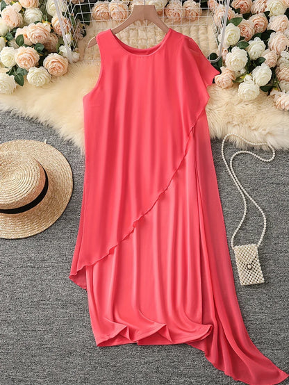CM | VESTIDO MIDI SIN MANGAS ATEMPORAL