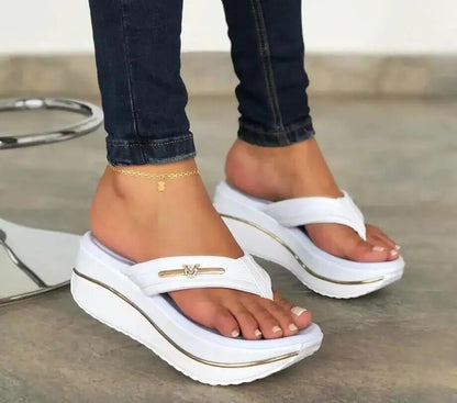 CM | | Elegantes sandalias con tacón de cuña para mujer