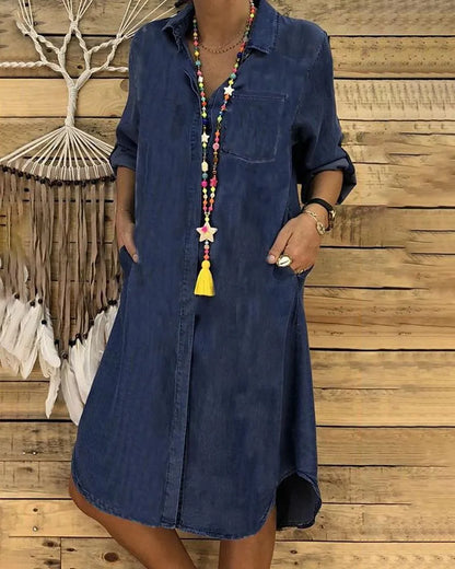 CM | Vestido largo vaquero vintage
