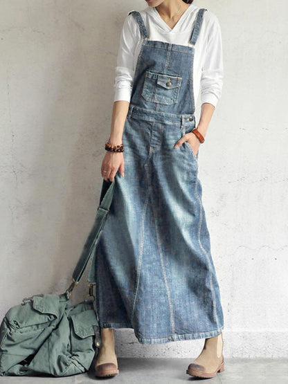 CM | Vestido vaquero casual tipo mono