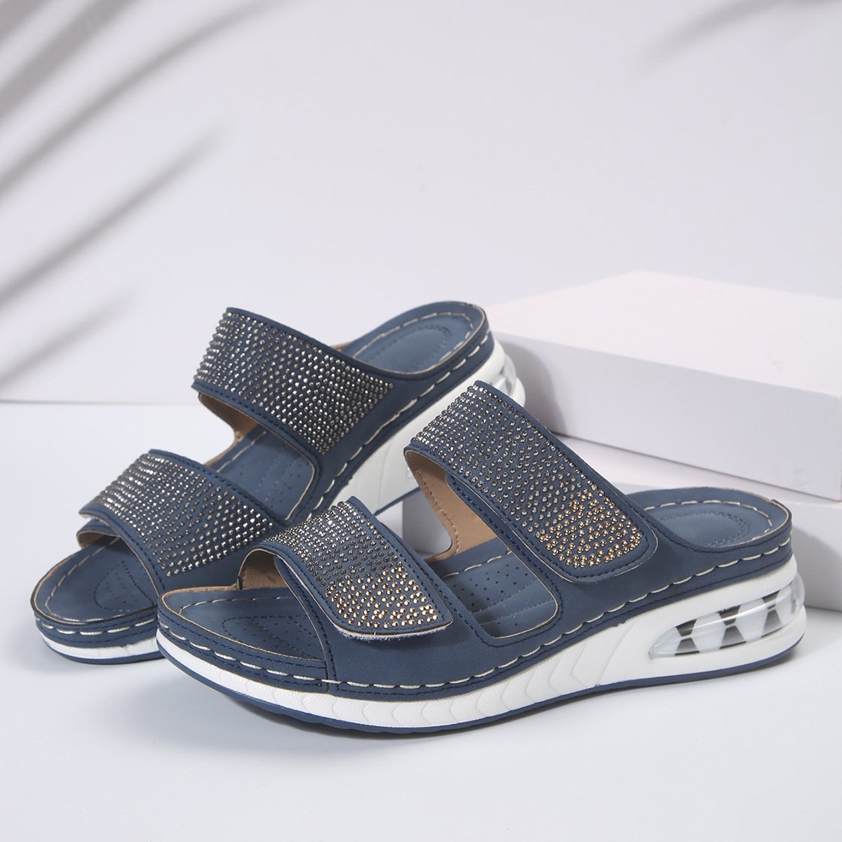 CM | Sandalias de verano con pedrería para mujer