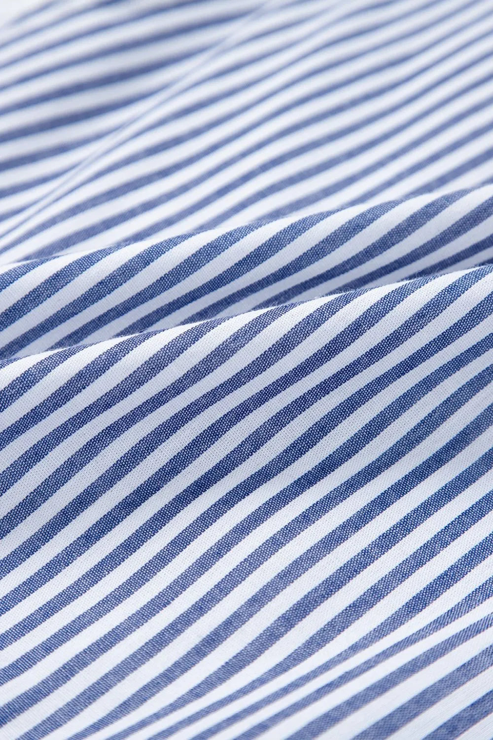 CM | Stripe Mini vestido sin mangas y con escote de pico