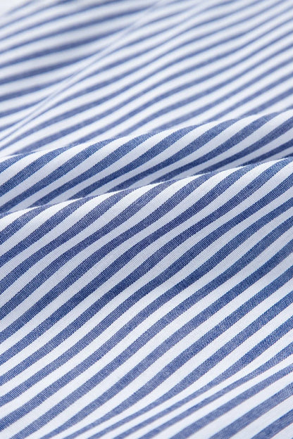 CM | Stripe Mini vestido sin mangas y con escote de pico