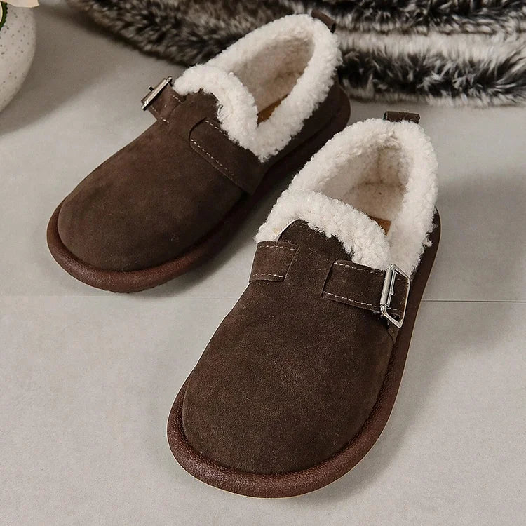 CM | felpa punta redonda slip-on mocasines ortopédicos zapatos