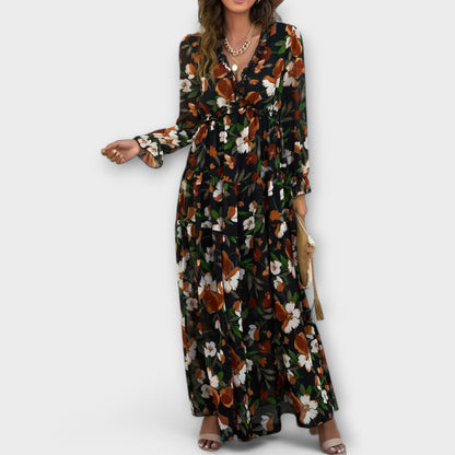 CM | Elegante maxi vestido floral