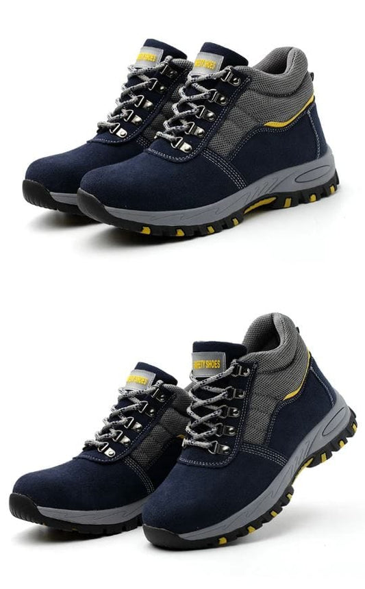 CM | Botas de cuero con puntera de acero y protección de hierro