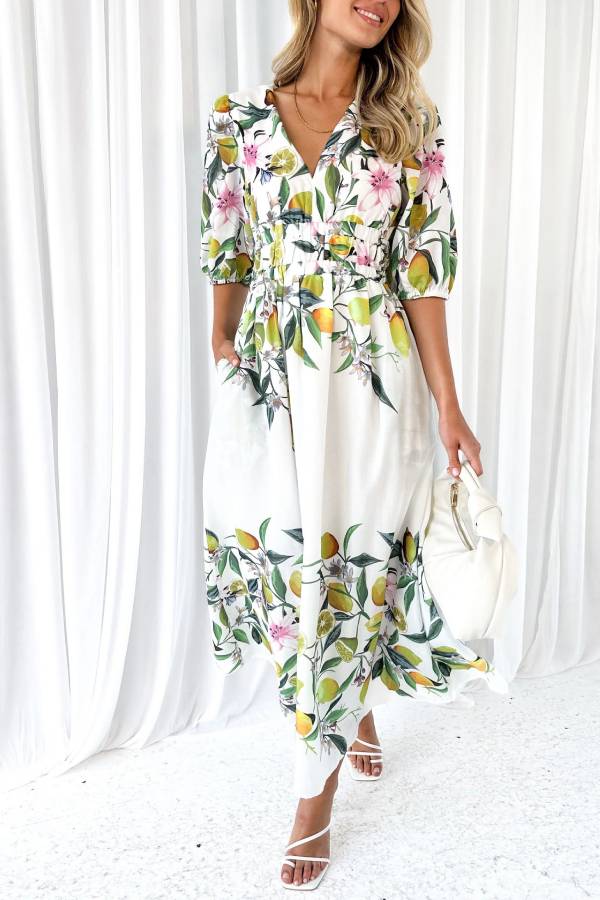 CM | Limoncello Laylia maxi vestido