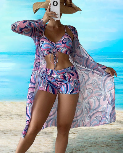 CM | Bañador de 3 piezas estampado