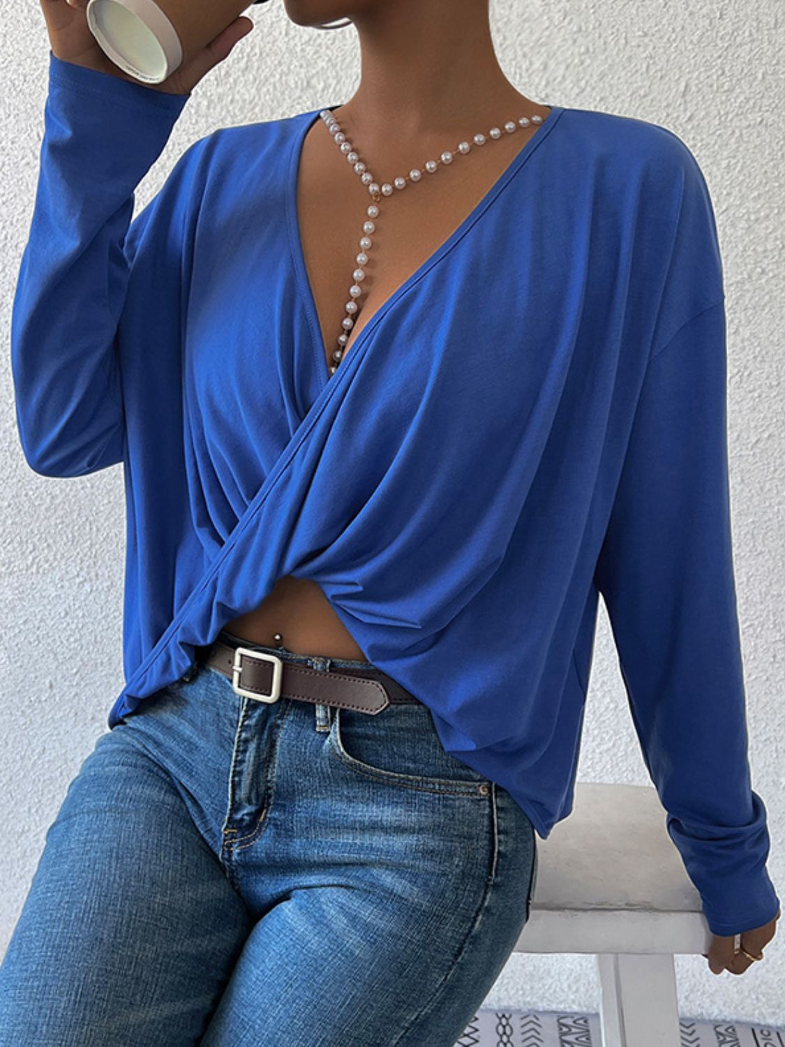 CM | Blusa de invierno elegante y desenfadada