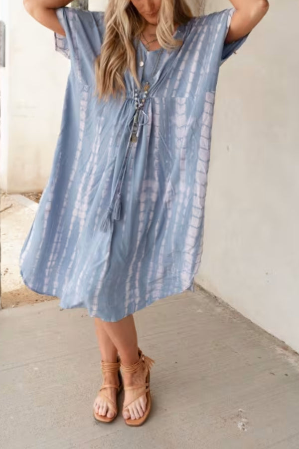 CM | VESTIDO KIMONO TIE DYE