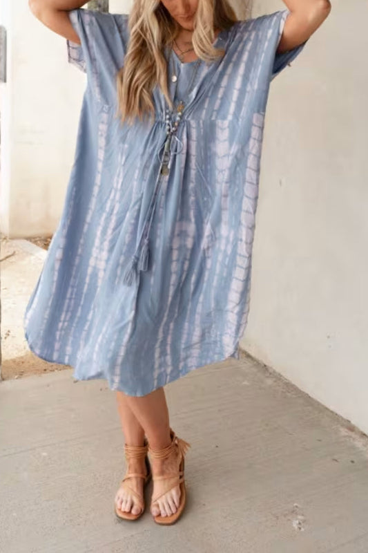 CM | VESTIDO KIMONO TIE DYE
