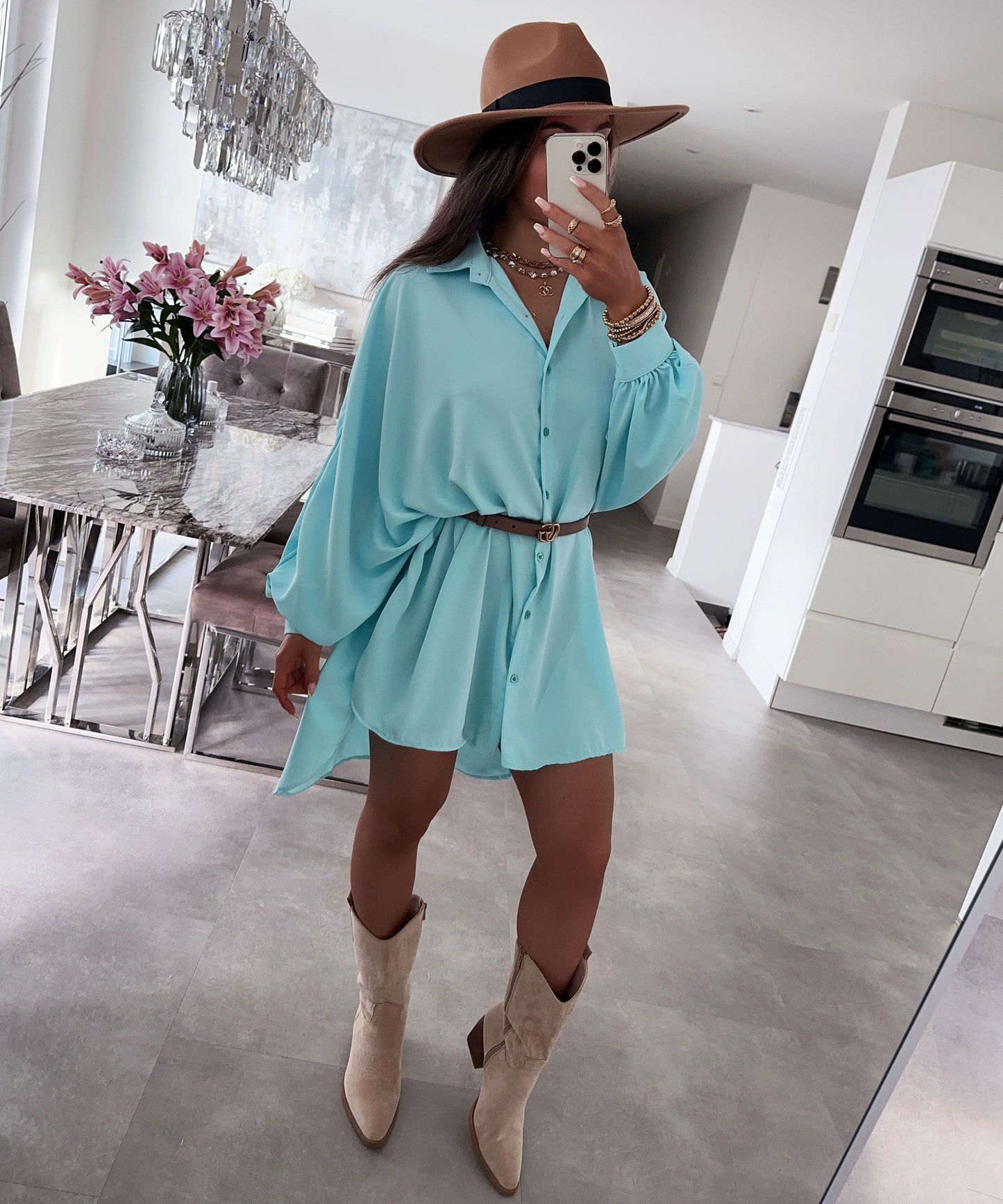 CM | Blusa turquesa
