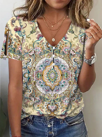 CM | Blusa con cuello en V