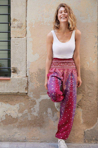 CM | Tasha|Volcán oriental pantalones de harén