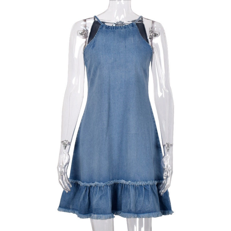 CM | Minivestido sin mangas de estilo bohemio para looks desenfadados de verano