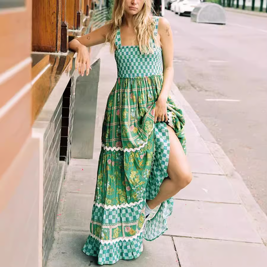 CM | Sunshine Dreams Maxi Vestido Boho
