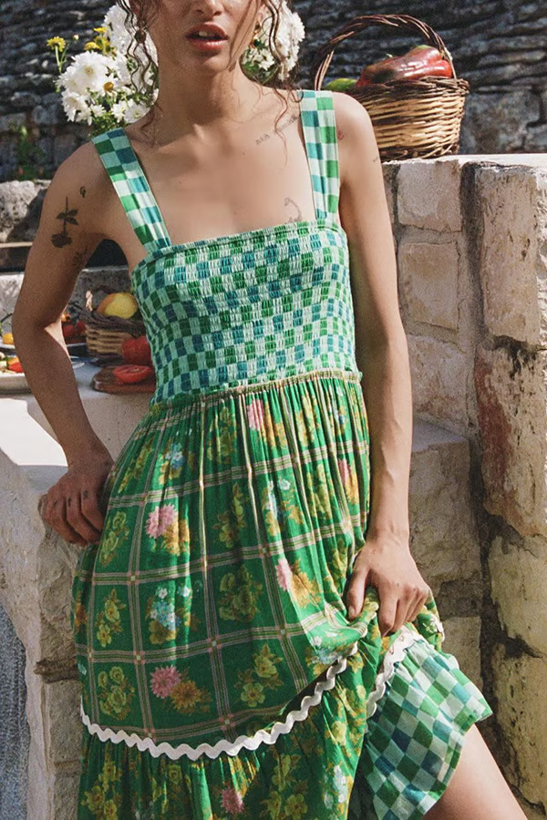 CM | Sunshine Dreams Maxi Vestido Boho