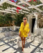 CM | Vestido corto fluido bohemio