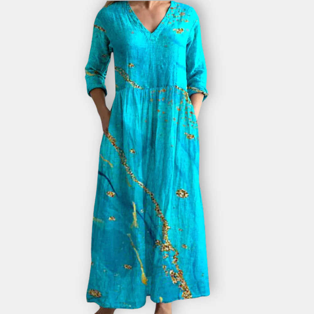 CM | Vestido maxi boho confort chic