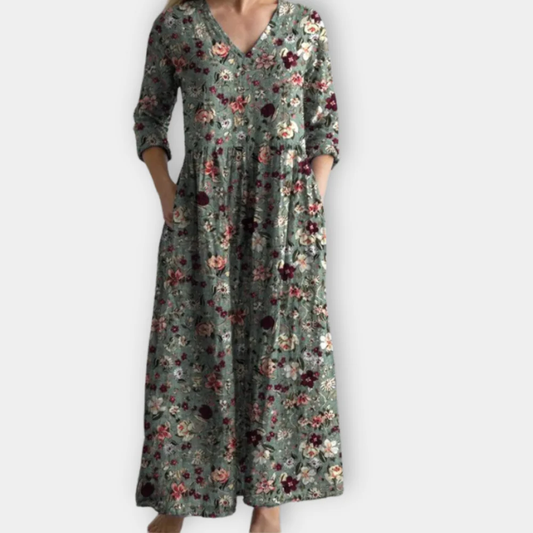 CM | Maxi Vestido Boho Ocean Breeze