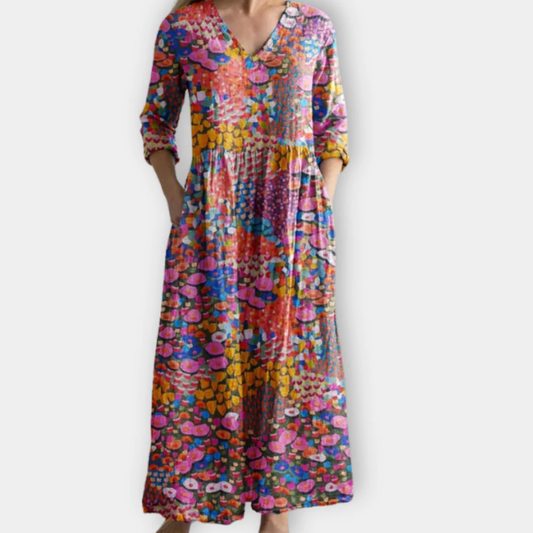 CM | Favorecedor maxi vestido boho vaporoso