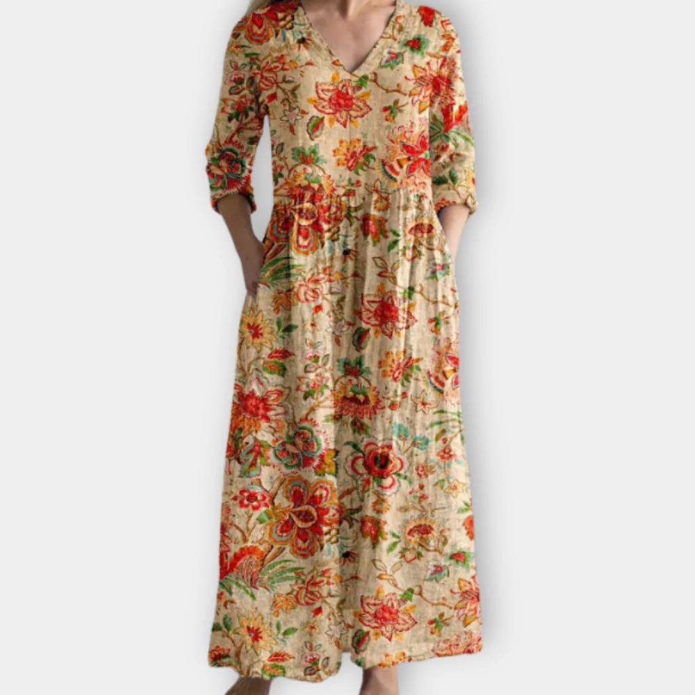 CM | Maxi vestido de belleza boho sin esfuerzo