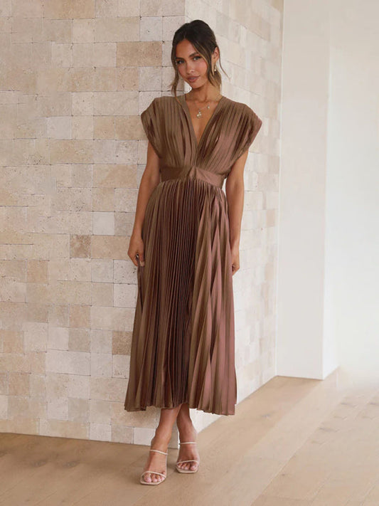 CM | Vestido Midi Plisado ChicSelect