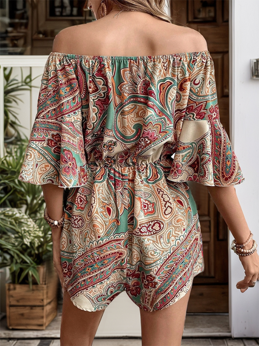 CM | Ladies nuevo mono casual off-shoulder