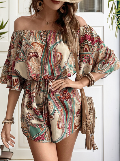 CM | Ladies nuevo mono casual off-shoulder