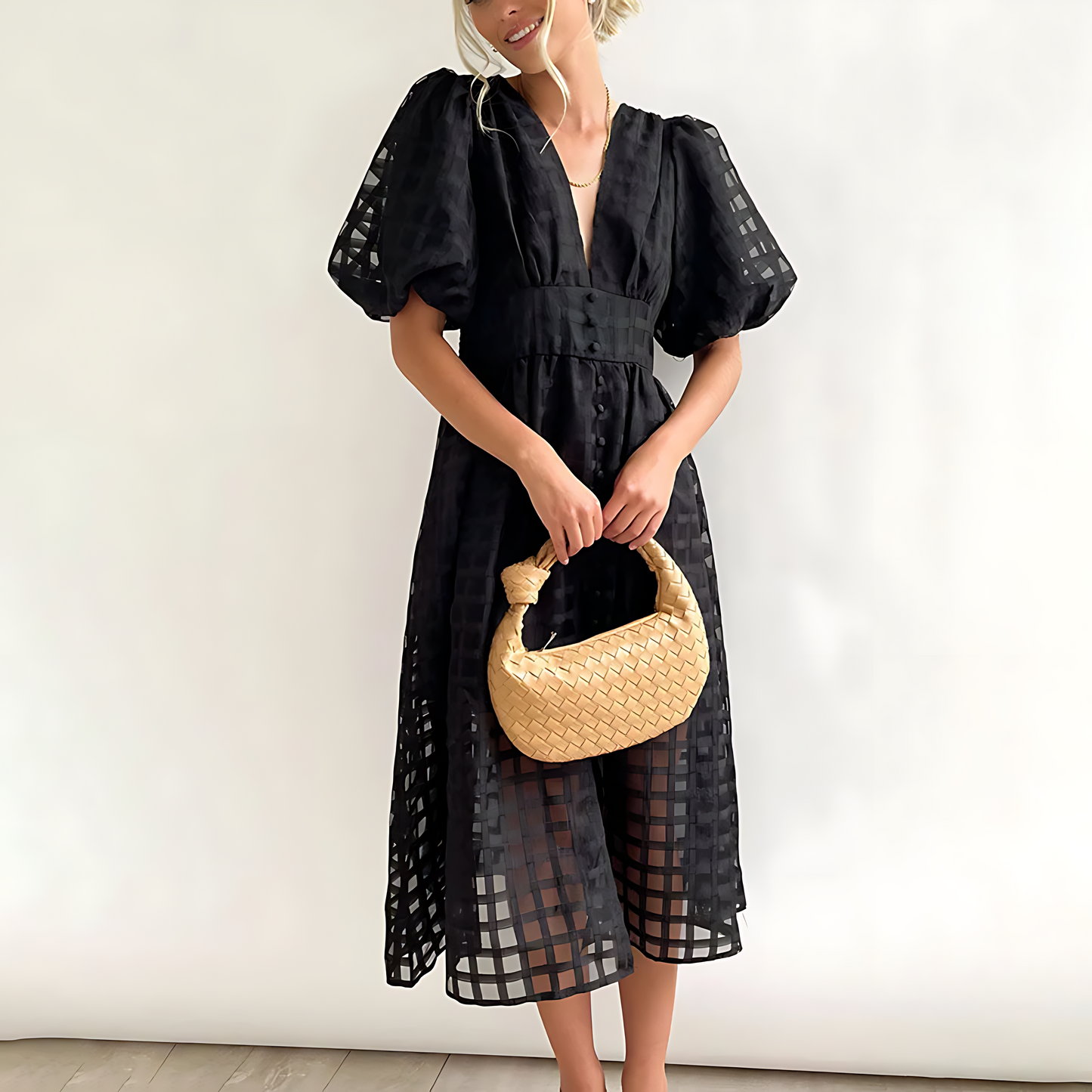 CM | Elegante vestido midi