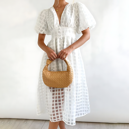 CM | Elegante vestido midi