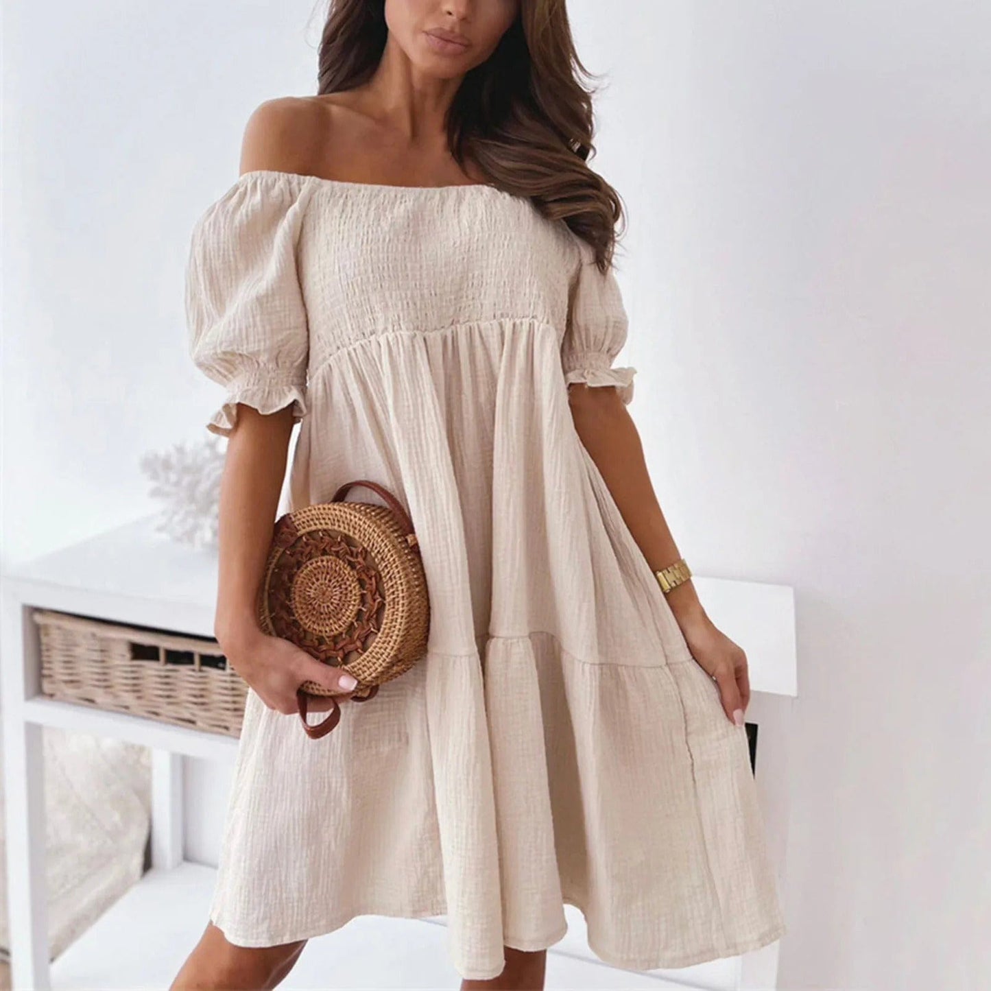 CM | Mini vestido sexy sin espalda
