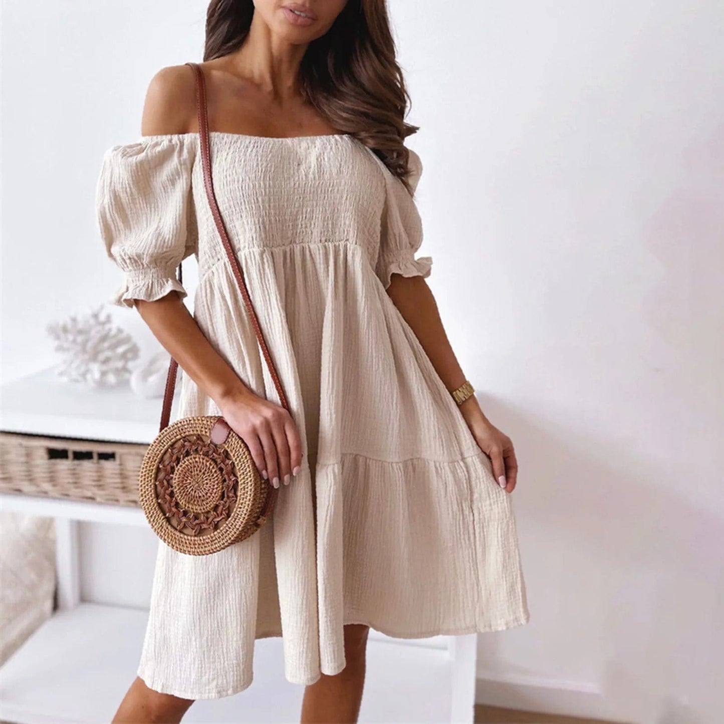 CM | Mini vestido sexy sin espalda