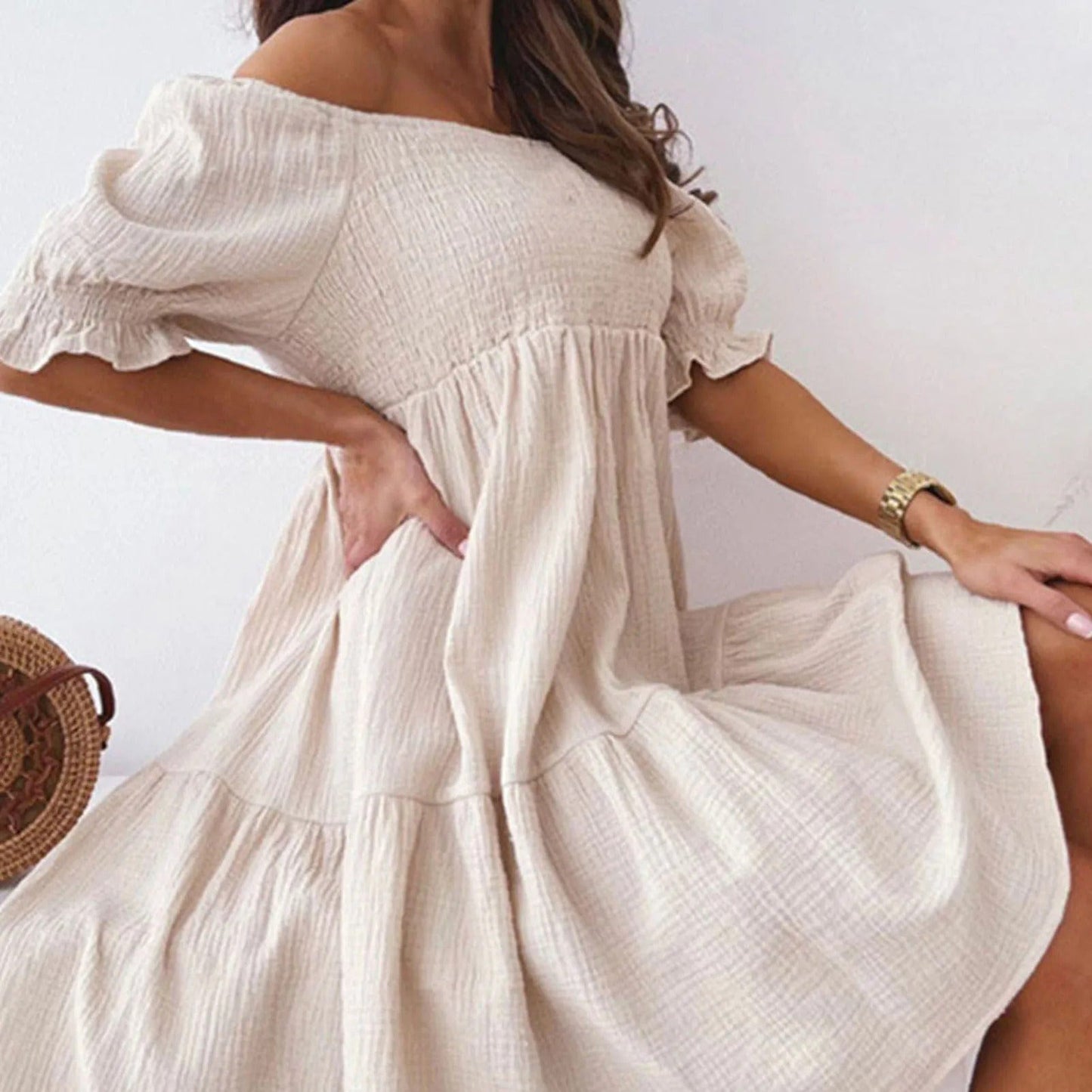 CM | Mini vestido sexy sin espalda