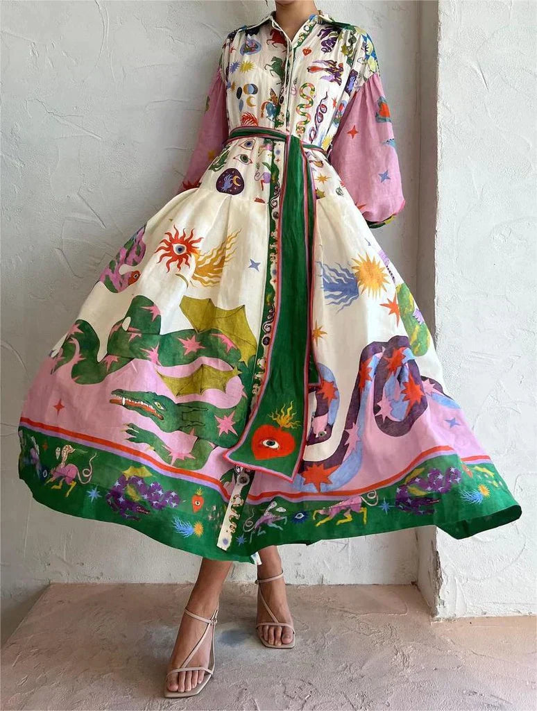 CM | maxi vestido italiano para mujer