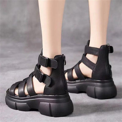 CM | Sandalias gladiadoras gruesas con múltiples tiras